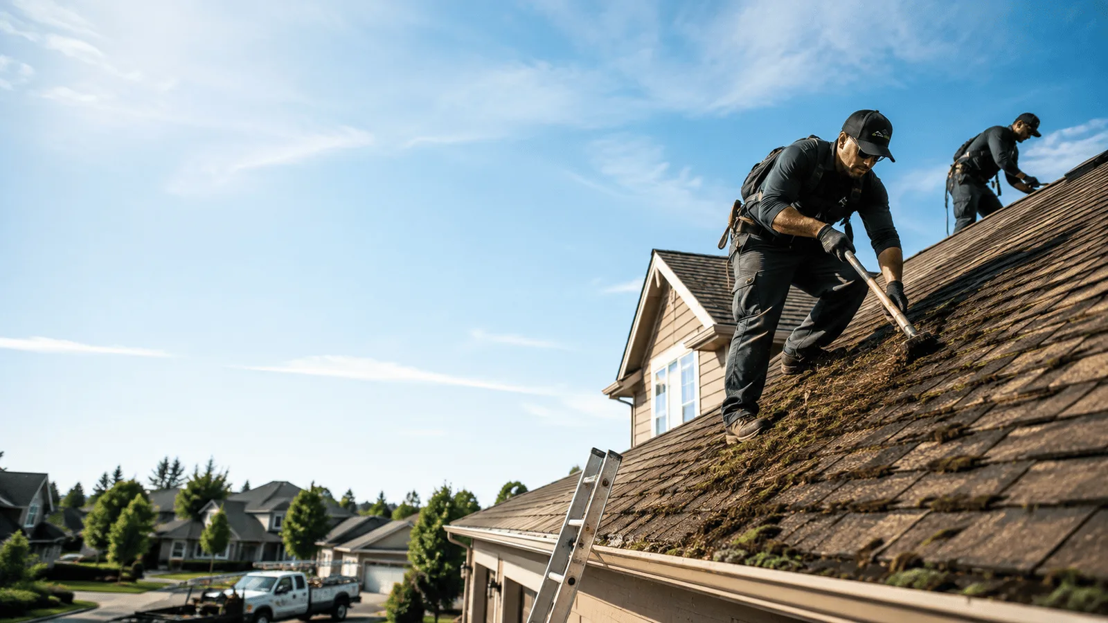 Roof Moss Removal in Red House, VA near me